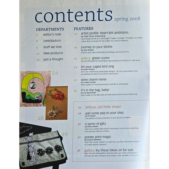 Make It Mine Magazine Spring 2008 47 Easy Ways To Embellish Your Clothes - Picture 2 of 14